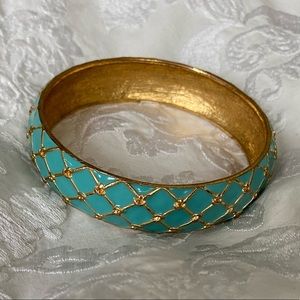 Kate Spade bracelet- gold/sea foam green